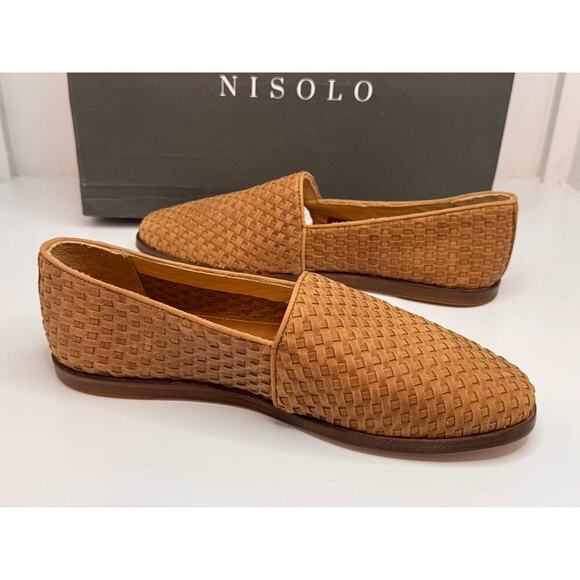 Nisolo Alejandro Woven Slip On – Tobacco – Men’s Size 9.5 - Can be UNISEX - Picture 8 of 10